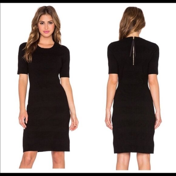 Kate Spade New York textured stripe sheath dress in Black Size - Medium - Picture 1 of 12